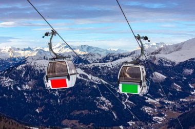 Alp Dağlarında Sahne Gondol Turu