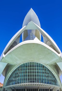 Valencia, İspanya 'da Gelecekçi Beyaz Mimari Başyapıtı