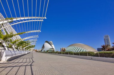 Valencia Park, İspanya 'daki Geleceğin Hemisferic Binası
