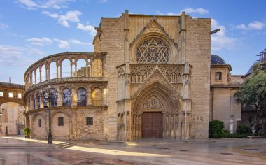 Valencia Katedrali 'nin Dış Manzarası, İspanya