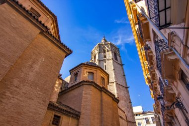 Valencia Katedrali 'nin Dış Manzarası, İspanya