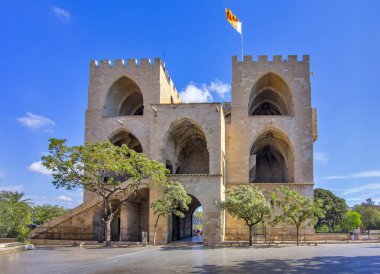 Valencia, İspanya 'daki Serranos Kuleleri