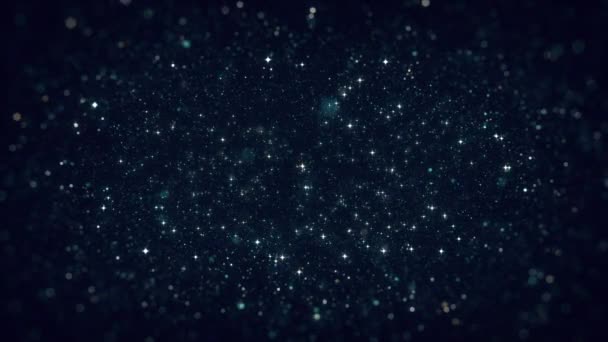 Sparkling Light Σωματίδια Floating Background Animation Αφηρημένου Φόντου Αιωρούμενα Σωματίδια — Αρχείο Βίντεο