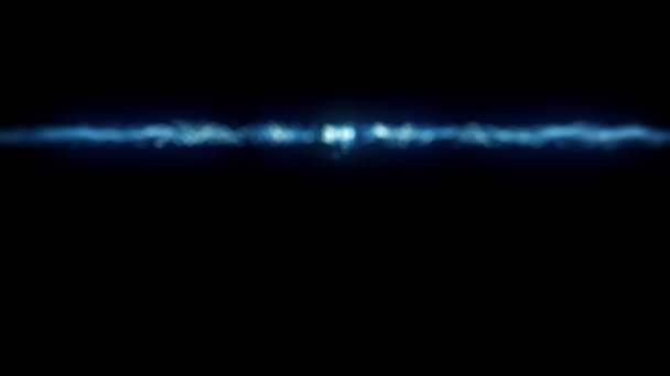 アブストラクト光の弦の流れはじめに抽象的なスローモーション壁紙技術の背景 4Kアニメーション強力な光のストロークパターンと文字列を流れるシーケンスの背景 — ストック動画