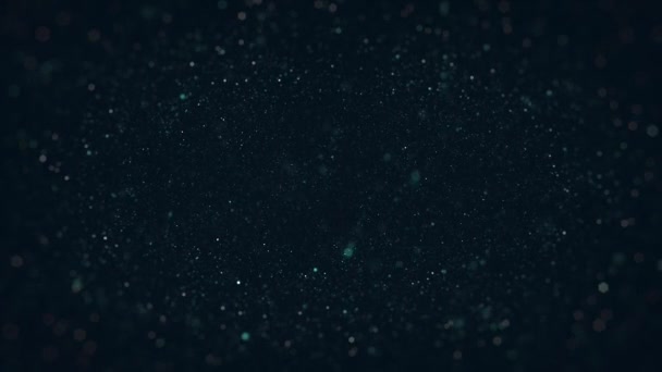 Partículas Flutuando Espaço Fluido Animação Fundo Backgroud Abstrato Com Partículas — Vídeo de Stock