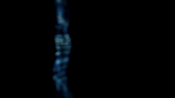 Абстрактні Світлові Струни Течуть Інтро Фон Анімація Абстрактних Технологій Повільного — стокове відео