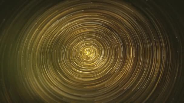 Soyut Altın Girdap Dalgalanan Çizgiler Soyut Altın Duvar Kağıdı Teknolojisi — Stok video
