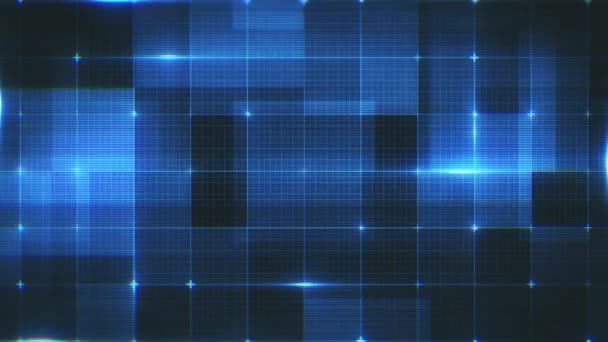 Abstract Digital Data Technology Grid Animation Abstract Background Digital Data — Stock Video