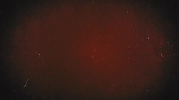 Horrorfilm Red Grunge Hintergrund Animation Eines Grafisch Leeren Roten Vintage — Stockvideo