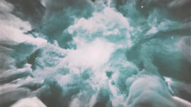 ヴィンテージの煙と雲 地獄から ビンテージ抽象的な煙の背景のアニメーション 脅かす雲がゆっくり動きで爆発 — ストック動画