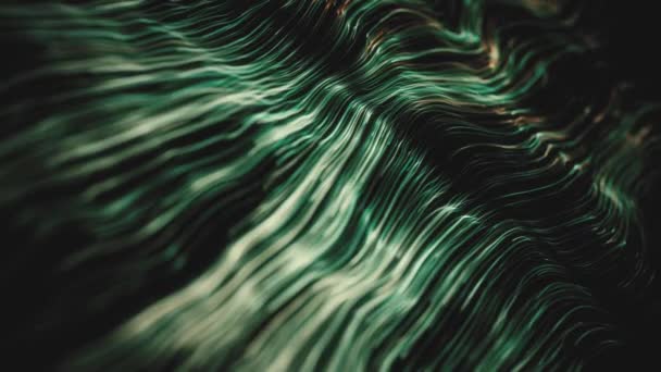 Анотація Swirling Flowing Lines Фонова Анімація Абстрактного Тла Хвилястими Потужними — стокове відео