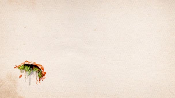 Урожай Купка Помідори Овочі Розкриваються Анімація Ретро Вінтажні Листівки Овочів — стокове відео