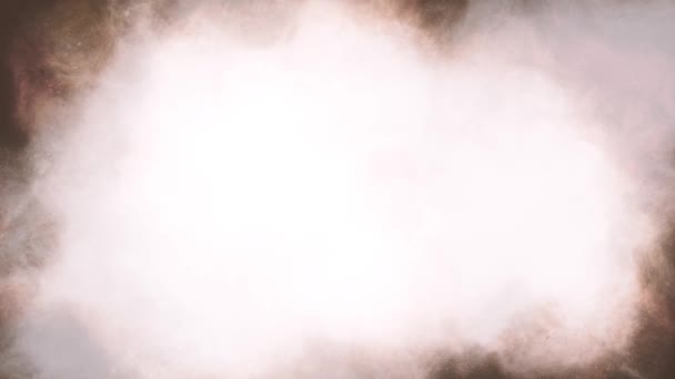带烟雾图案和有机粒子的抽象背景的烟幕背景 免版税图库视频片段