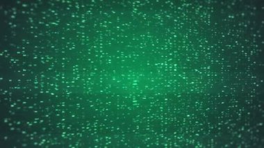 Büyük Veri Ekranı Arkaplanı / Geniş Veri Teknolojisi desenleri ve alan bulanıklığının derinliği ile soyut bir arkaplan canlandırması