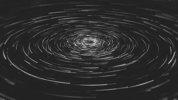 Spinning Circular Particles Fondo Animación Fondo Abstracto Con Círculos Partículas — Vídeos de Stock