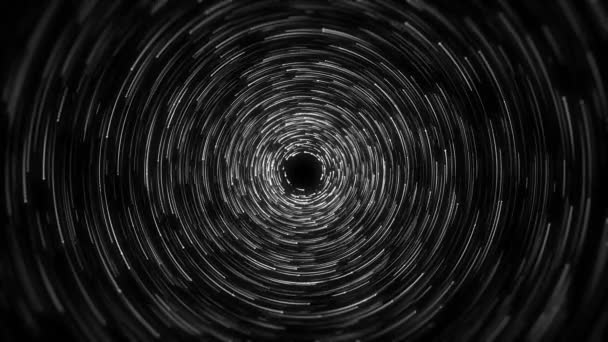 Spinning Circular Particles Hintergrund Animation Eines Abstrakten Hintergrundes Mit Kreisen Lizenzfreies Stock-Filmmaterial