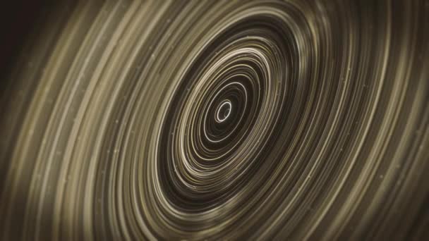Anéis Círculo Dourado Fundo Animação Fundo Abstrato Com Anéis Circulares Vídeo De Stock Royalty-Free