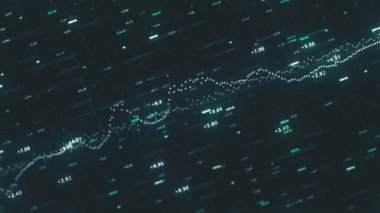 İş Bilgileri İstatistikleri ve Veri Arkaplanı / piyasa veri rakamları ve alan bulanıklığı derinliğinde bilgi grafiklerinin iş geçmişinin canlandırması