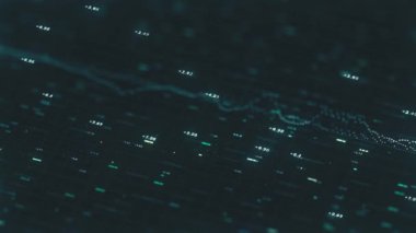 İş Bilgileri İstatistikleri ve Veri Arkaplanı / piyasa veri rakamları ve alan bulanıklığı derinliğinde bilgi grafiklerinin iş geçmişinin canlandırması
