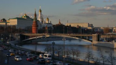 Kremlin ve Kremlin seti. Moskova.