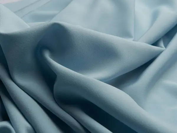 Güzel mavi kumaş katları