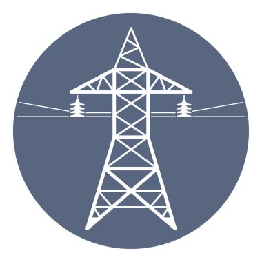 Aktarım kulesi veya elektrik direği simgesi