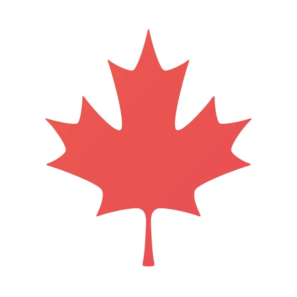 Rode Canadese Maple Leaf Rechtenvrije Stockillustraties