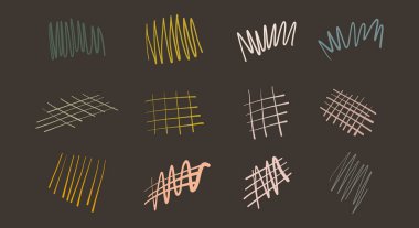 Yumurtadan çıkmak ve çapraz çizgiler çizmek el çizmek. dikey, köşegen ya da paralel vuruşlar. Karalamalar aracılığıyla grev. Vektör hisse çizimi izole edildi