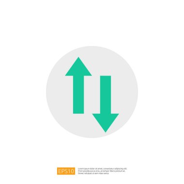 Resim iki ok içeriyor, biri yukarıyı işaret ediyor ve diğeri poi