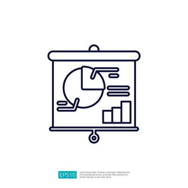 Bu resim bir pasta grafiği içeren bir sunum tahtasını betimler, b