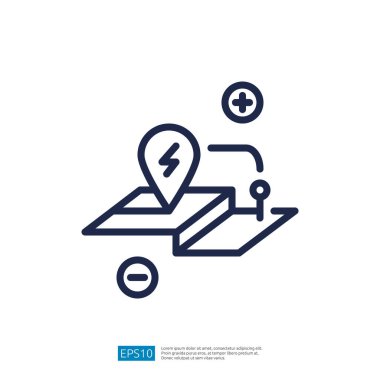Geometrik Simge Koordinatlar ve Yönsel Elemenlerle Konum Haritalama ve Yönlendirmeyi Temsil Ediyor