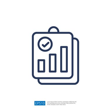 İş Ölçülerini ve Performans Sezgilerini Temsil Eden Veri Analisti Simge Özellikleri, Grafikler ve Analiz Göstergeleri