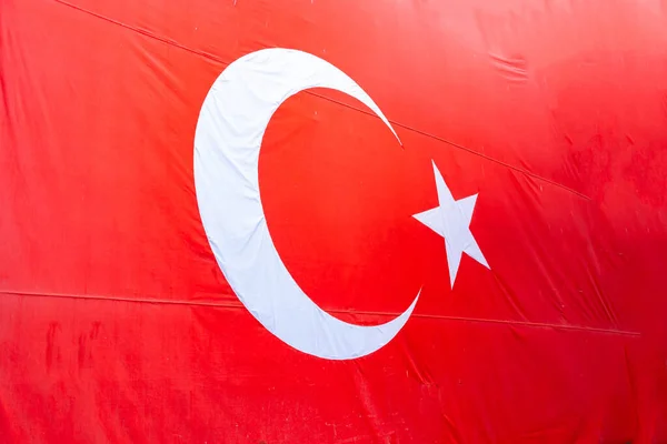 Full Frame Turkish Flag Background Photo 2023 Presidenct Elections Turkiye — Stock Photo, Image