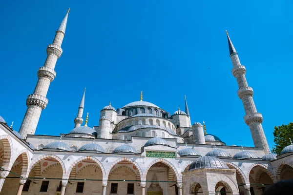 Sultan Ahmed Sultanahmet Blue Mosque View Courtyard Istanbul Turkiye 2023 — Stock Photo, Image