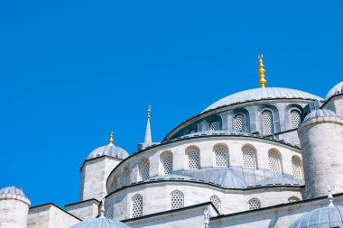 İslami ya da ramazan fotoğrafı. Mavi Cami 'nin ya da Sultanahmet Camii' nin mimari detayları.