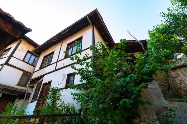 Casas Tradicionales Goynuk Muestras Arquitectura Vernácula Bolu Turkiye Ciudades Cittaslow —  Fotos de Stock