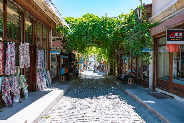 Une Rue Quartier Beypazari Ankara Commerces Marchés Locaux Dans Rue — Photo