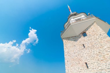 Kiz Kulesi mi yoksa Bakire Kulesi mi? İstanbul 'un tarihi yerleri ya da İstanbul' un arka plan fotoğraflarını ziyaret edin.