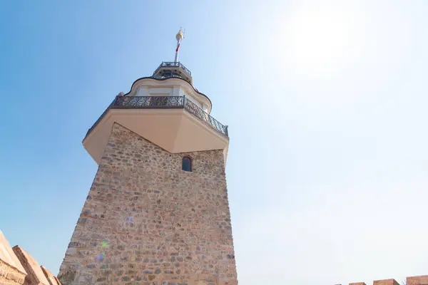 Landmarks Istanbul Tower Kiz Kulesi Aka Maiden Tower Visit Istanbul — Stock Photo, Image