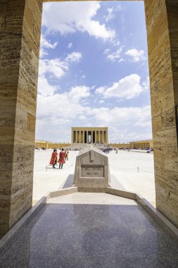 İsmet Inonu 'dan Anitkabir ve Sarcophagus. Ankara Türkiye - 5.16.2022