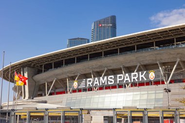 Galatasaray Ali Sami Yen Spor Kompleksi Rams Park Stadyumu. İstanbul Türkiye - 10.28.2023