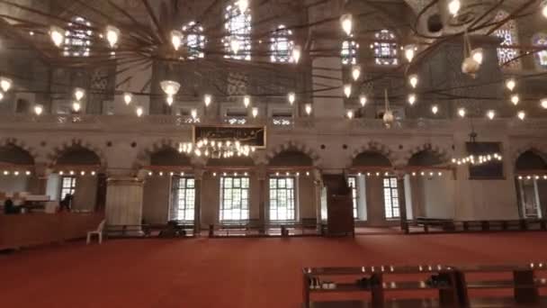 Sultanahmet Camii Mesquita Azul Pov Arquitetura Otomana Vídeo Fundo Istambul — Vídeo de Stock