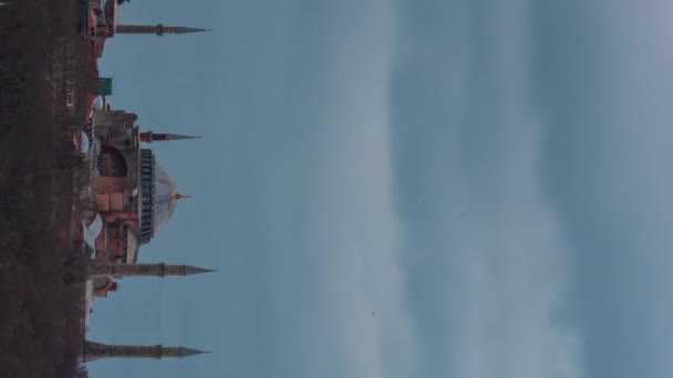 Ayasofya Moskee Hagia Sophia Tijd Vervallen Beelden Met Beweging Van — Stockvideo
