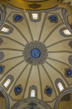 Küçük Ayasofya Kubbesi nam-ı diğer eski Azizler Sergius ve İstanbul Baküs Kilisesi. İstanbul Türkiye - 10.6.2021