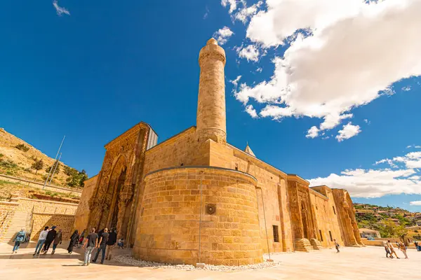 Ulu Cami ve Divrigi Hastanesi diğer adıyla Divrigi Ulu Camii. Sivas Türkiye - 6.26.2024