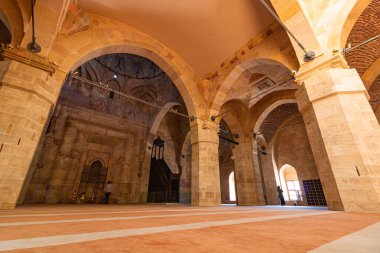 Interior view of Great Mosque of Divrigi or Divrigi Ulu Camii. Sivas Turkey - 6.26.2024 clipart