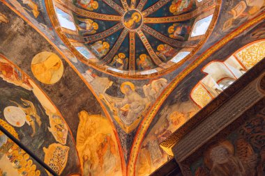 Interior view of Chora Church aka Kariye Mosque in Istanbul. Istanbul Turkey - 8.17.2024 clipart