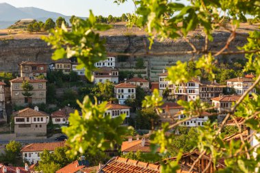 Safranbolu houses. Visit Safranbolu background photo. Unesco World Heritage town. clipart