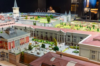 İstanbul Tarih Yarımadası 'ndaki İstanbul Arkeoloji Müzesi Modeli Miniatürk' teki Model Sergisi. İstanbul Türkiye - 7.12.2024
