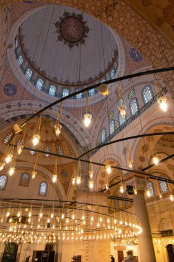 Bayezid Camii. Ramazan veya İslami konsept fotoğraf. İstanbul Türkiye - 1.22.2024